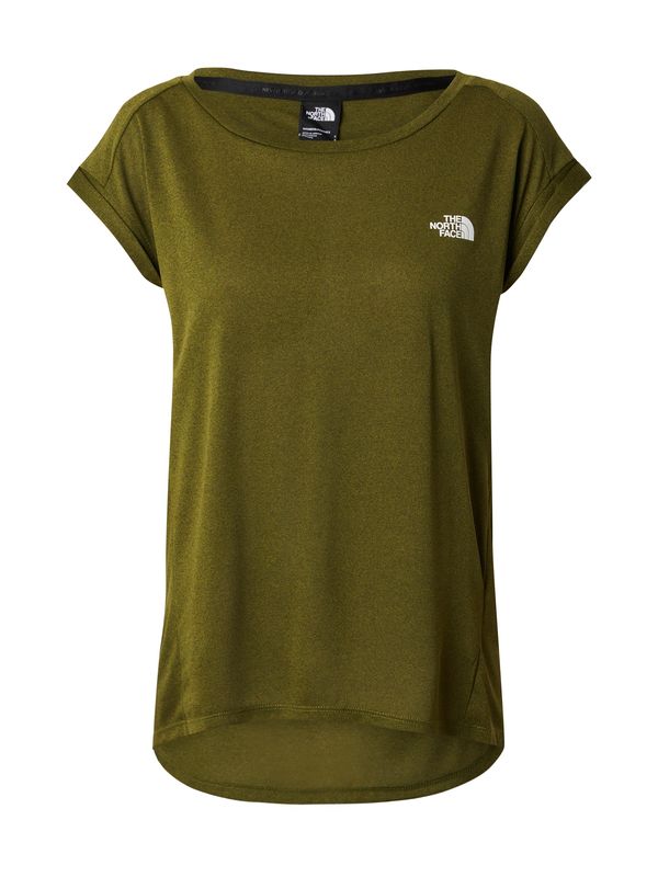 THE NORTH FACE THE NORTH FACE Функционална тениска 'Tanken'  зелено / бяло