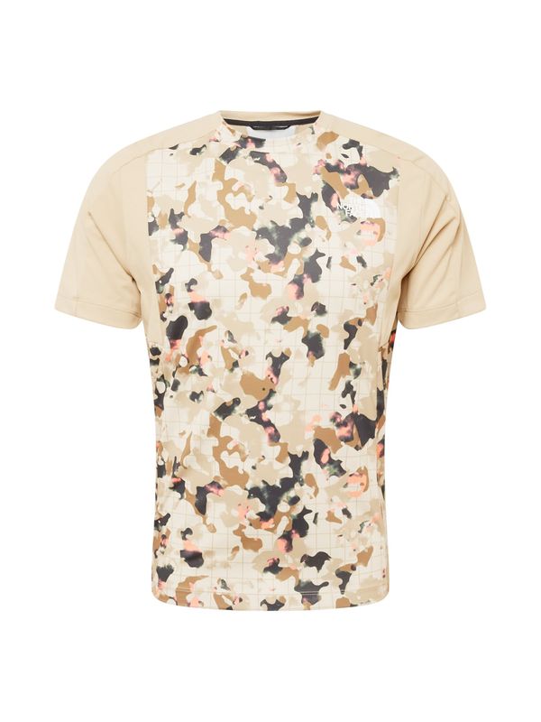 THE NORTH FACE THE NORTH FACE Функционална тениска 'VALDAY'  бежово / сиво / бледорозово / черно