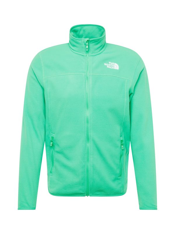 THE NORTH FACE THE NORTH FACE Функционално поларено яке '100 GLACIER'  светлозелено / бяло