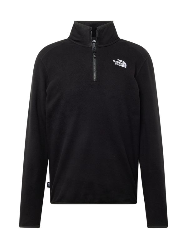 THE NORTH FACE THE NORTH FACE Спортен пуловер '100 Glacier'  черно / бяло