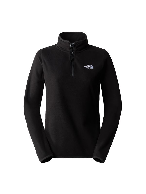 THE NORTH FACE THE NORTH FACE Спортен пуловер '100 Glacier'  черно / бяло