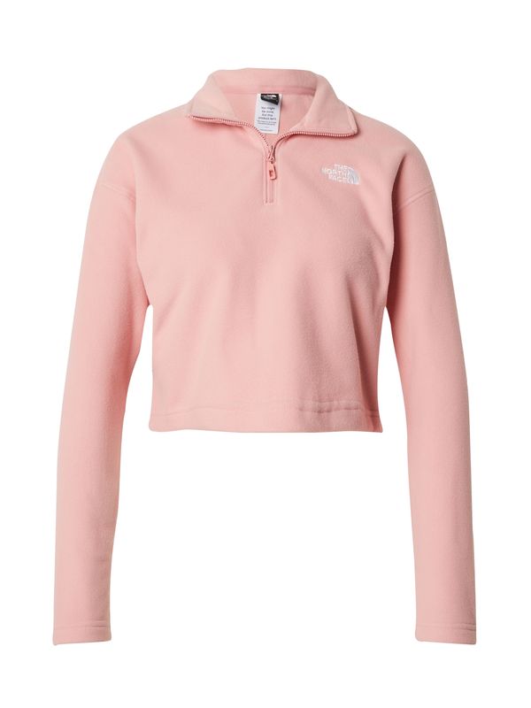 THE NORTH FACE THE NORTH FACE Спортен пуловер 'GLACIER'  бледорозово / бяло