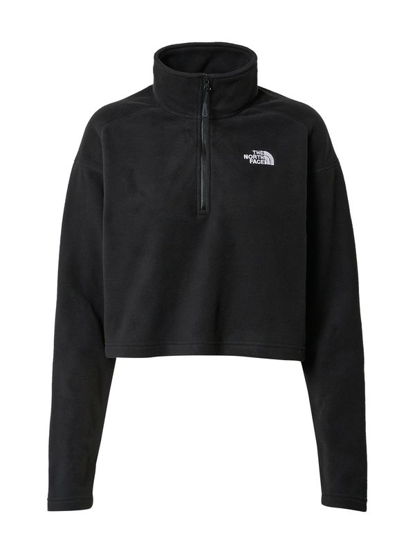 THE NORTH FACE THE NORTH FACE Спортен пуловер 'Glacier'  черно / бяло