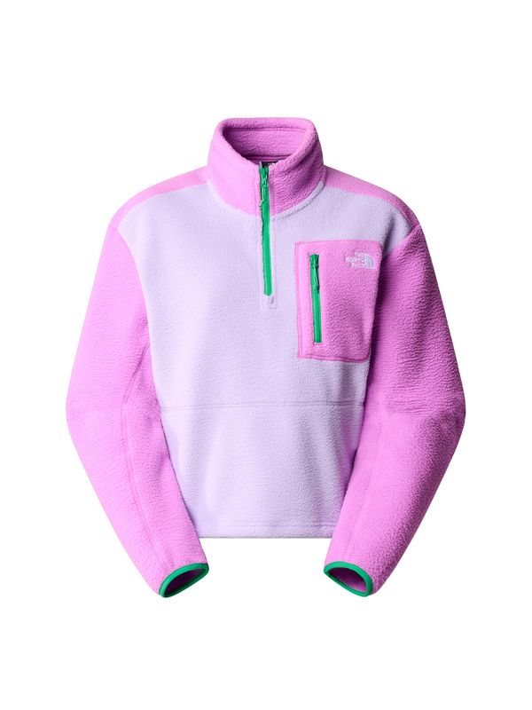THE NORTH FACE THE NORTH FACE Спортен пуловер 'YUMIORI'  зелено / лилав / бяло