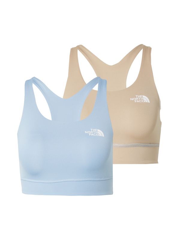 THE NORTH FACE THE NORTH FACE Спортен сутиен  бежово / светлосиньо / бяло