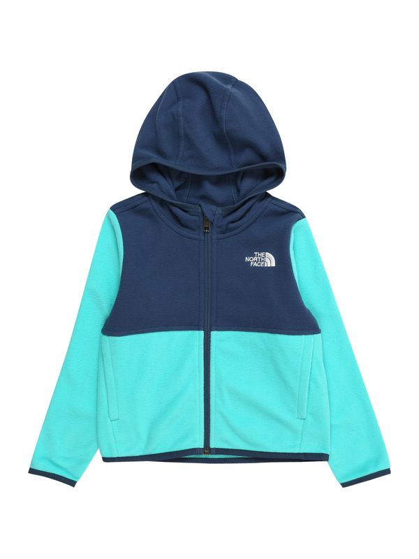 THE NORTH FACE THE NORTH FACE Спортна жилетка с качулка 'GLACIER'  нейви синьо / тюркоазен / светлосиво