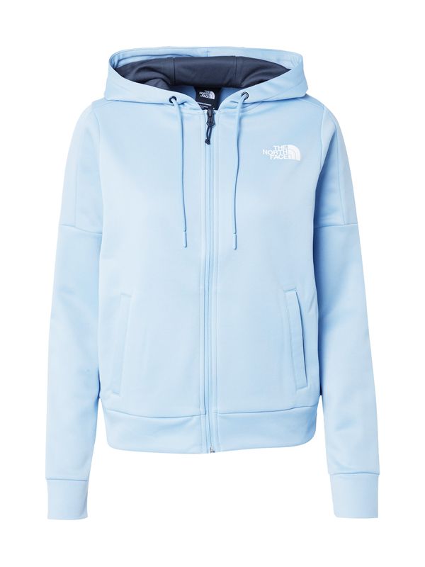 THE NORTH FACE THE NORTH FACE Спортна жилетка с качулка  светлосиньо / бяло