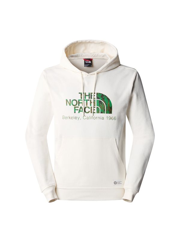 THE NORTH FACE THE NORTH FACE Суичър ' BERKELEY CALIFORNIA '  зелено / бяло