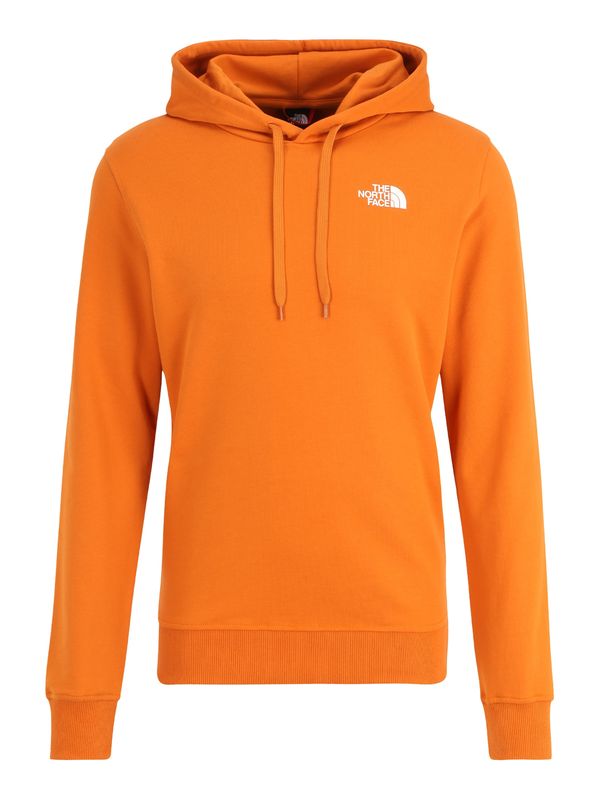 THE NORTH FACE THE NORTH FACE Суичър 'Seasonal Drew Peak'  оранжево / бяло