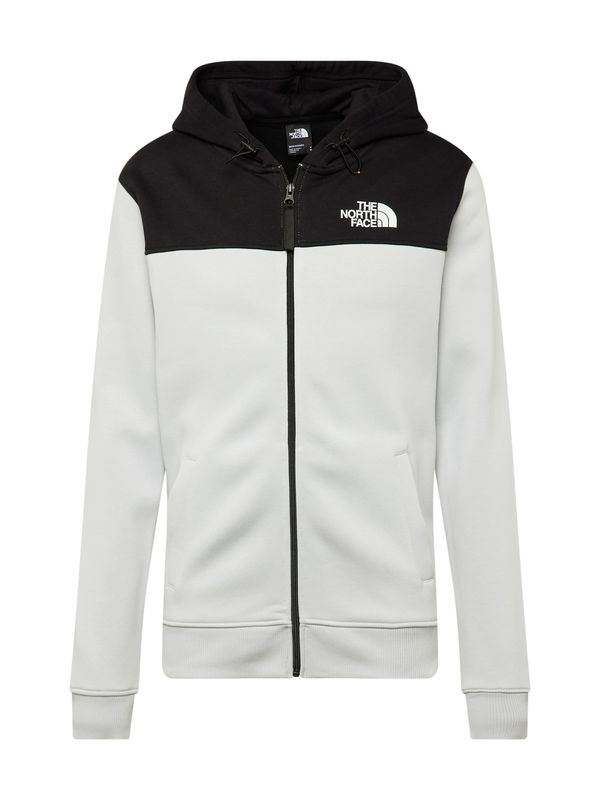 THE NORTH FACE THE NORTH FACE Суичъри с качулка  светлосиво / черно / бяло