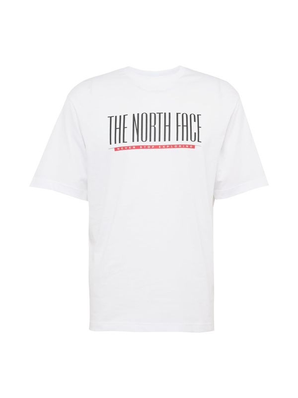 THE NORTH FACE THE NORTH FACE Тениска 'EST 1966'  червено / черно / мръсно бяло