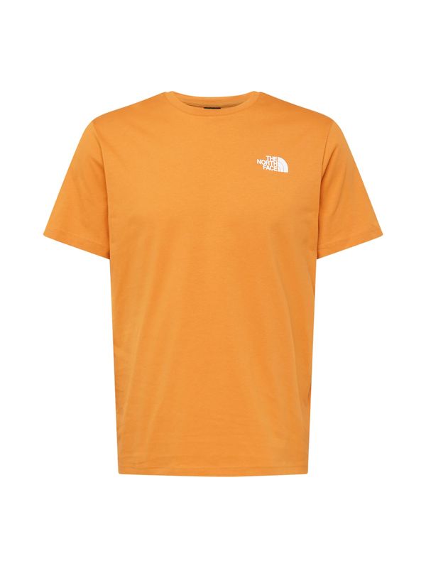 THE NORTH FACE THE NORTH FACE Тениска 'REDBOX CELEBRATION'  тъмнооранжево / бяло