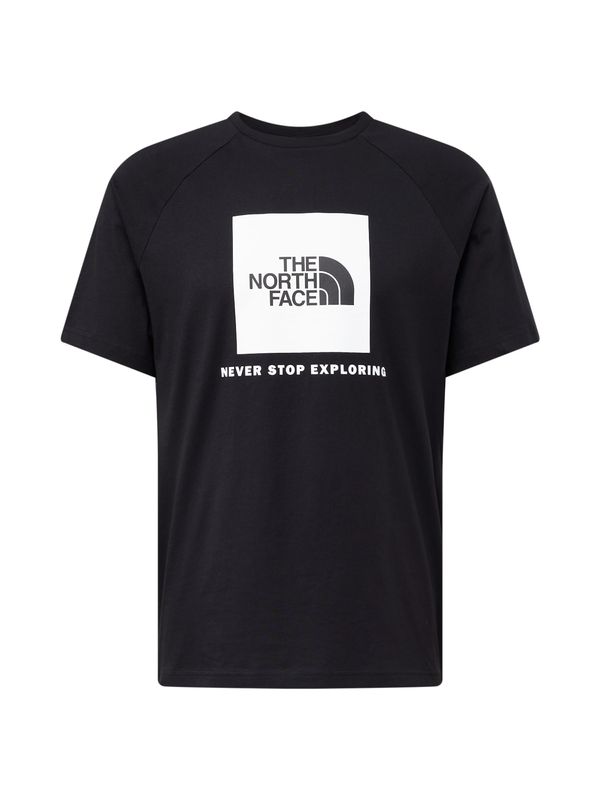 THE NORTH FACE THE NORTH FACE Тениска 'REDBOX'  черно / бяло