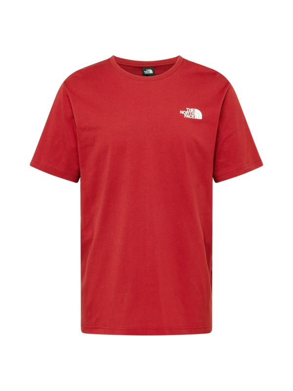 THE NORTH FACE THE NORTH FACE Тениска 'REDBOX'  карминено червено / черно / бяло