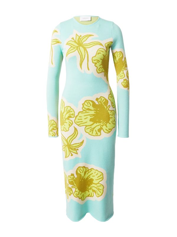 The Wolf Gang The Wolf Gang Плетена рокля 'HIBISCUS INTARSIA'  бежово / светлосиньо / горчица / лимон