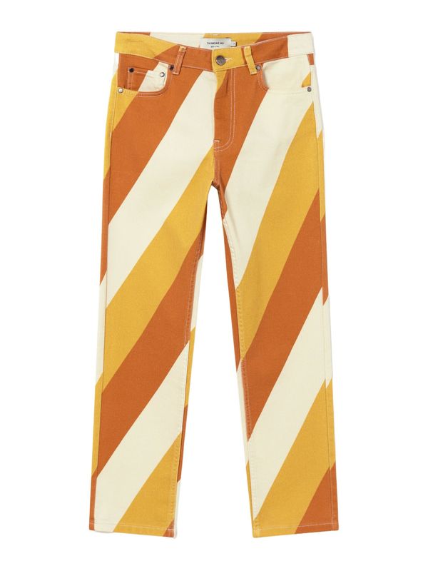 Thinking MU Thinking MU Дънки 'Slash Nele'  кремаво / жълто / мед