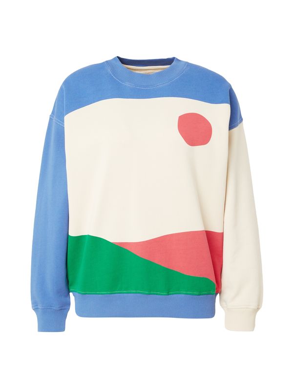 Thinking MU Thinking MU Суичър 'Abstract'  светлобежово / синьо / зелено / червено