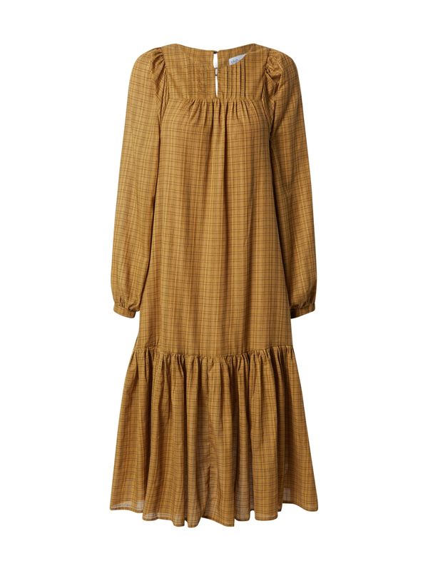 Thought Thought Рокля 'Nona'  горчица / черно