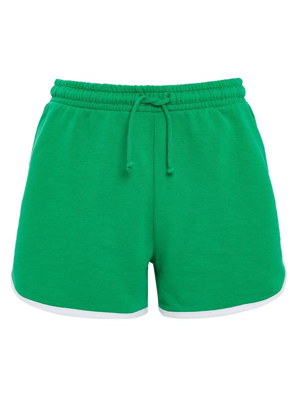 Threadbare Threadbare Панталон 'Freddie'  зелено / бяло