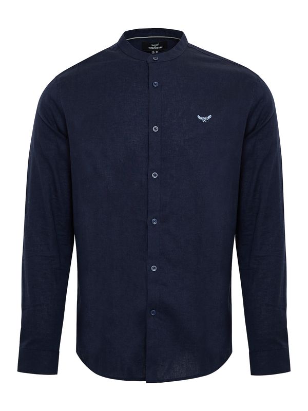 Threadbare Threadbare Риза 'Ushuaia'  нощно синьо / светлосиньо