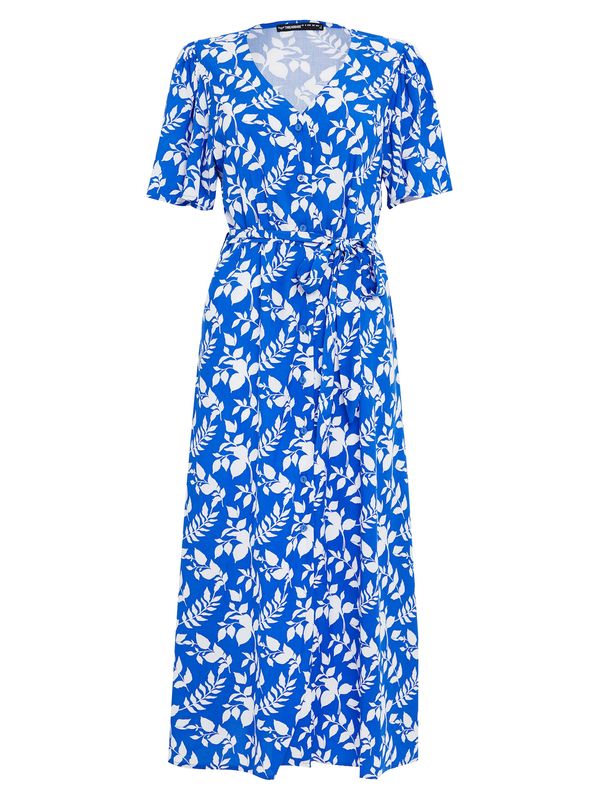 Threadbare Threadbare Рокля тип риза 'Fruit'  синьо / бяло