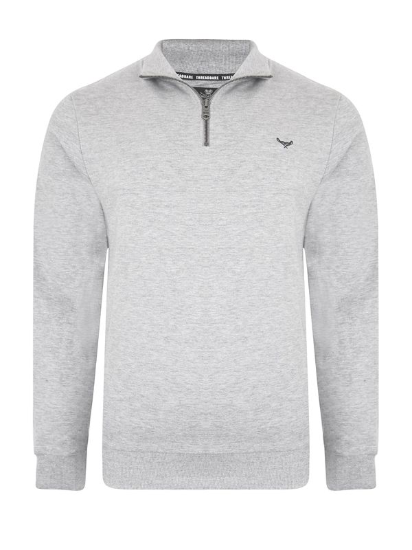 Threadbare Threadbare Суичър 'Patrick'  сив меланж