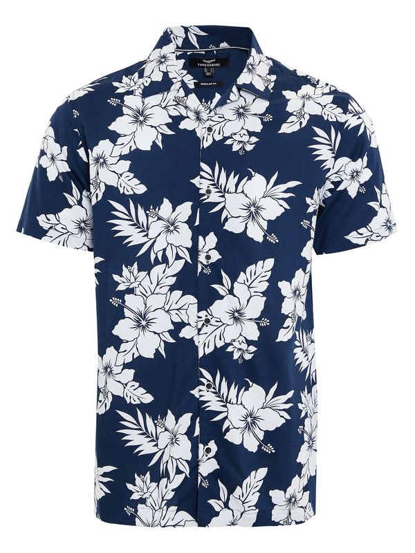 Threadbare Threadbare Тениска  морскосиньо / бяло