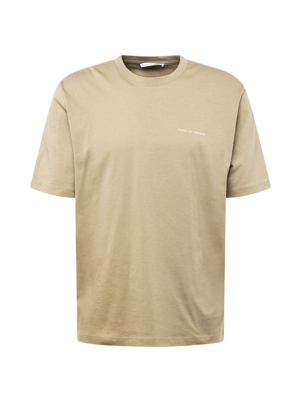 Tiger of Sweden Tiger of Sweden Тениска 'PRO'  каки / бяло