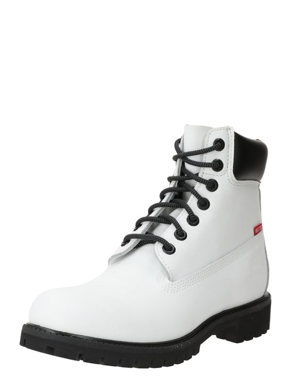 TIMBERLAND TIMBERLAND Боти с връзки  черно / бяло