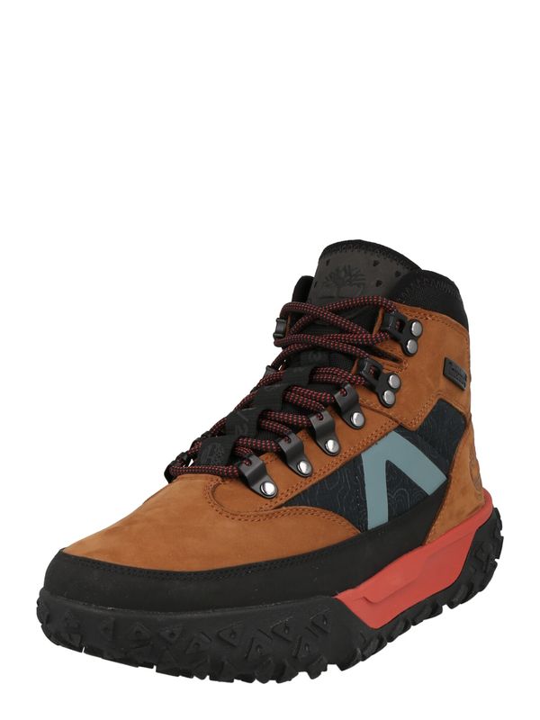 TIMBERLAND TIMBERLAND Боти с връзки 'GS Motion 6'  тюркоазен / пуебло оранжево-кафяво / пастелно червено / черно