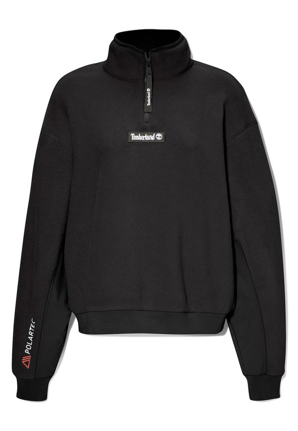TIMBERLAND TIMBERLAND Суичър ' Funnel'  черно / бяло