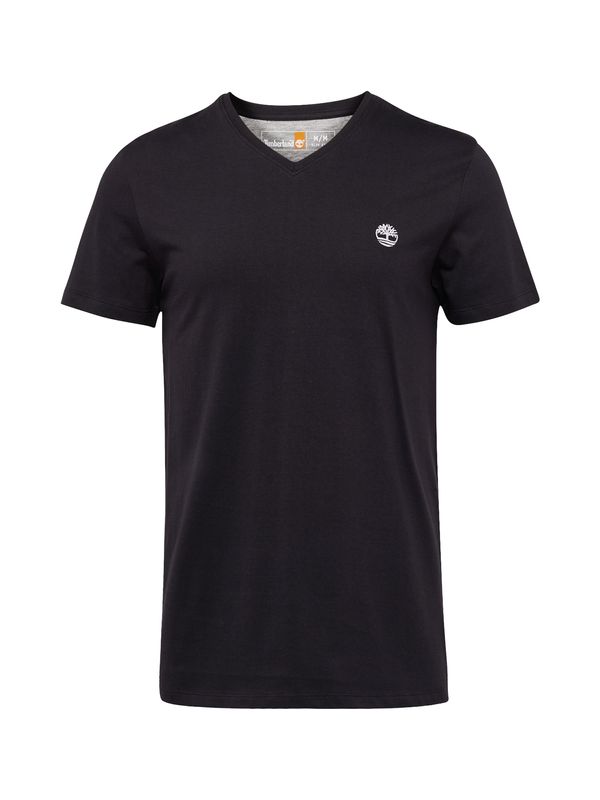 TIMBERLAND TIMBERLAND Тениска 'Dun-Riv'  черно / бяло