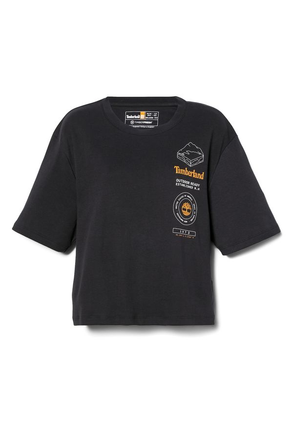 TIMBERLAND TIMBERLAND Тениска  карамел / черно / естествено бяло