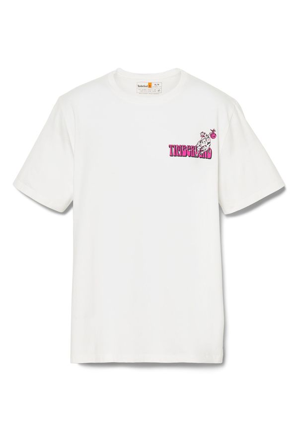 TIMBERLAND TIMBERLAND Тениска  розово / черно / бяло