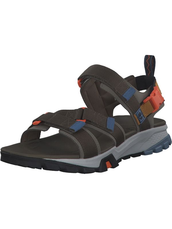 TIMBERLAND TIMBERLAND Туристически сандали 'Garrison'  синьо / кафяво / тъмносиво / оранжево