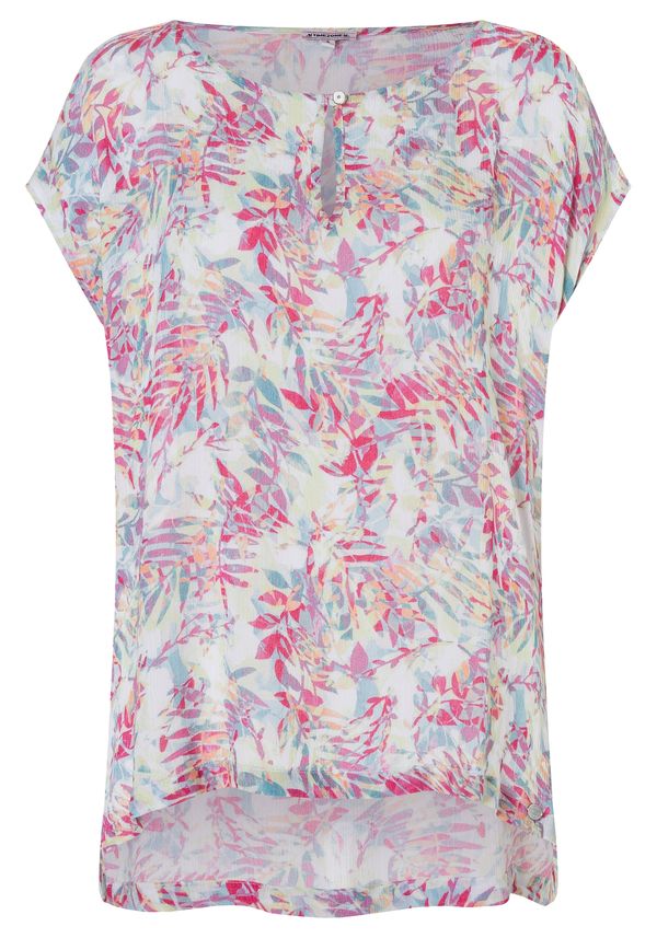 TIMEZONE TIMEZONE Блуза 'Airy'  пастелно синьо / мента / фуксия / бяло
