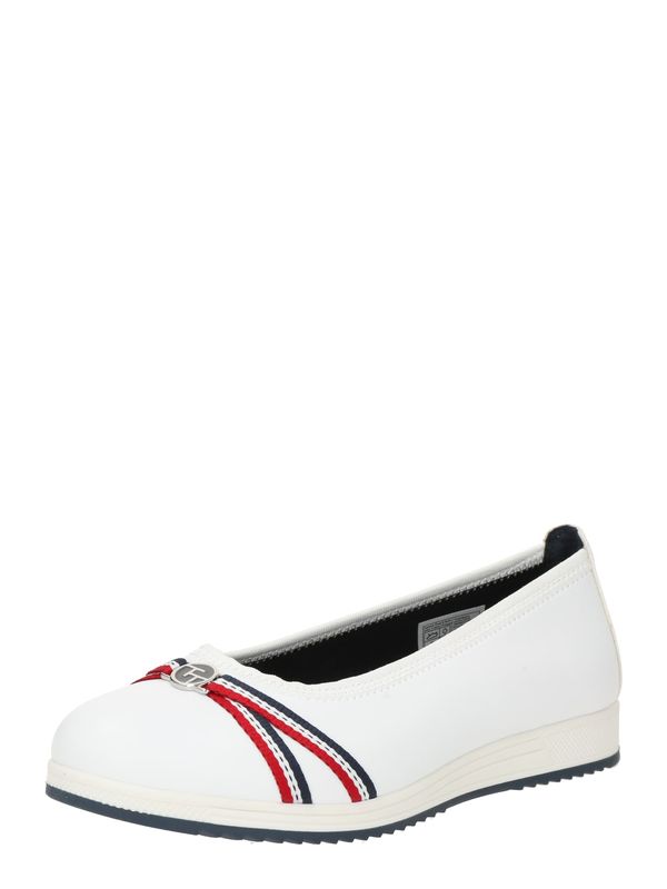 TOM TAILOR TOM TAILOR Балерини  нейви синьо / червено / бяло
