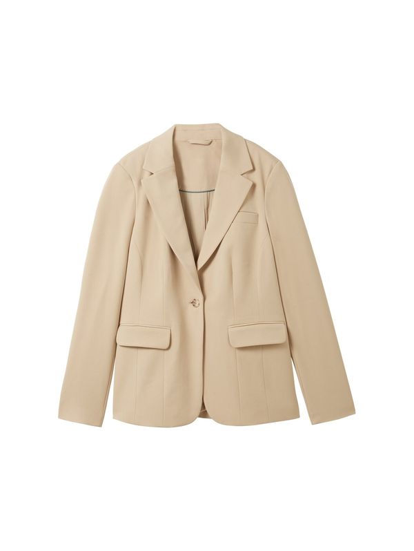 TOM TAILOR TOM TAILOR Блейзър 'Classic'  цвят "пясък"