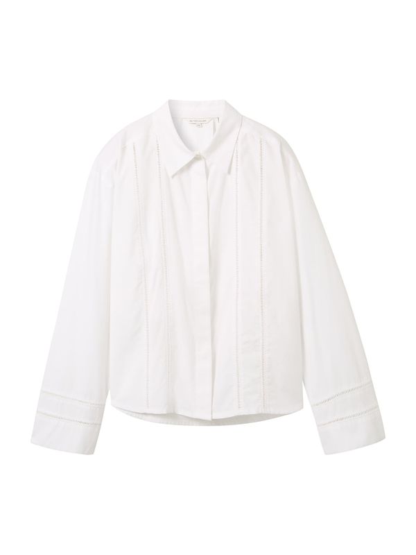 TOM TAILOR TOM TAILOR Блуза  бяло