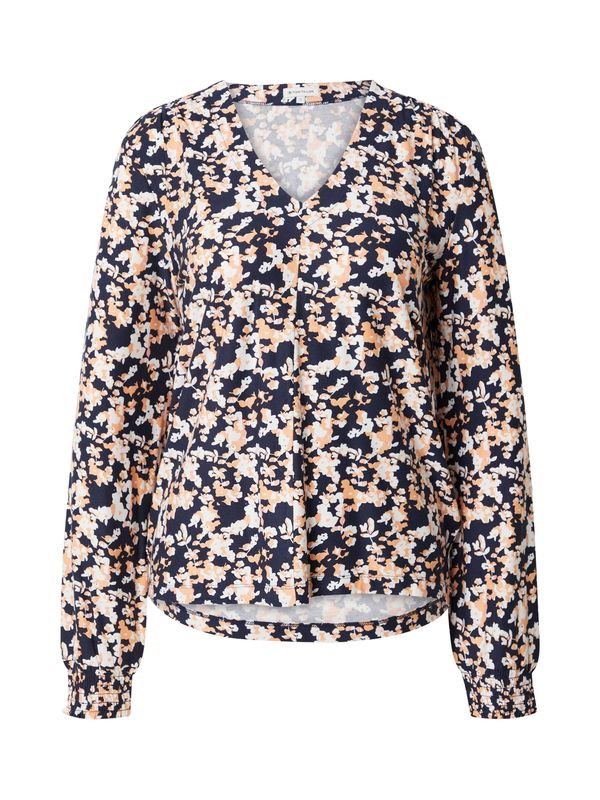 TOM TAILOR TOM TAILOR Блуза  морскосиньо / корал / светлооранжево