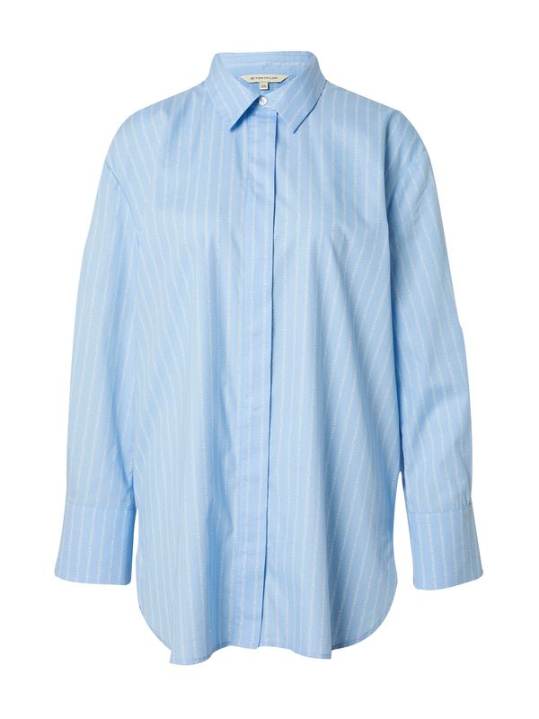 TOM TAILOR TOM TAILOR Блуза  светлосиньо / бяло