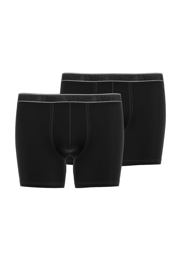 TOM TAILOR TOM TAILOR Боксерки  тъмносиво / черно / бяло