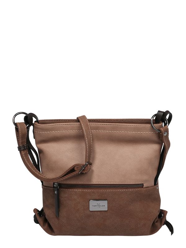 TOM TAILOR TOM TAILOR Чанта с презрамки 'Elin'  кафяво / светлокафяво