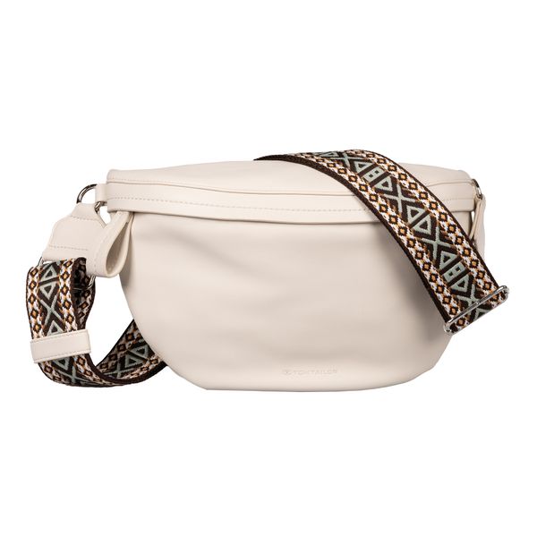 TOM TAILOR TOM TAILOR Чанта за кръста 'Palina'  шоколад / камък / мандарина / естествено бяло