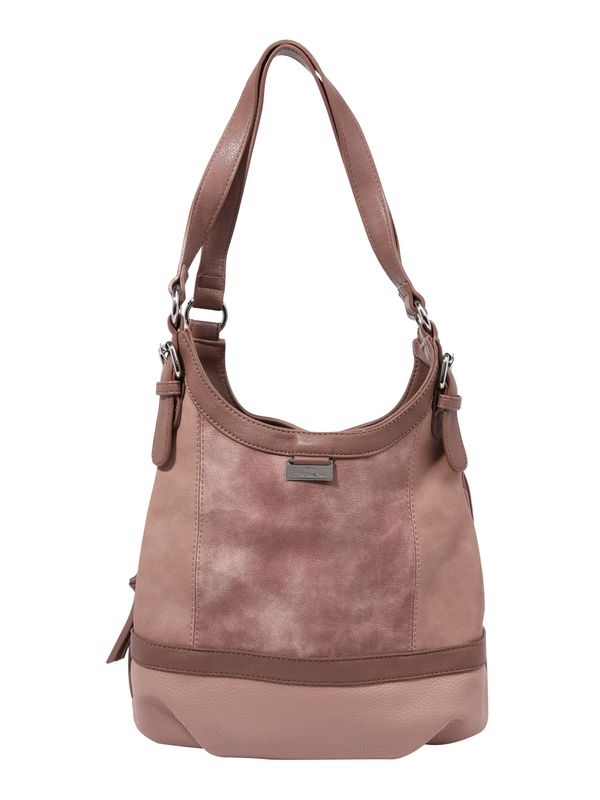 TOM TAILOR TOM TAILOR Чанта за през рамо 'Juna'  таупе сиво / пепел от рози