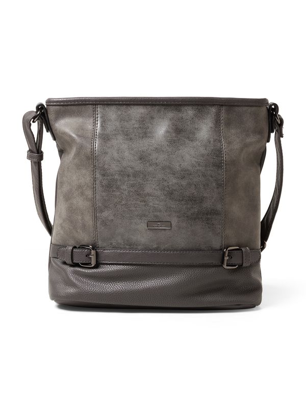 TOM TAILOR TOM TAILOR Чанта за през рамо 'Juna'  таупе сиво / тъмносиво / сребърно