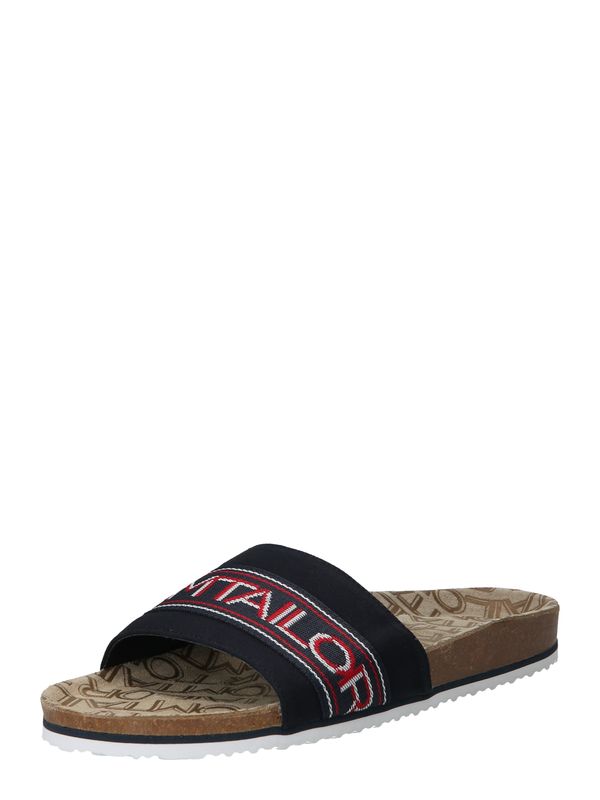 TOM TAILOR TOM TAILOR Чехли  нейви синьо / червено / бяло