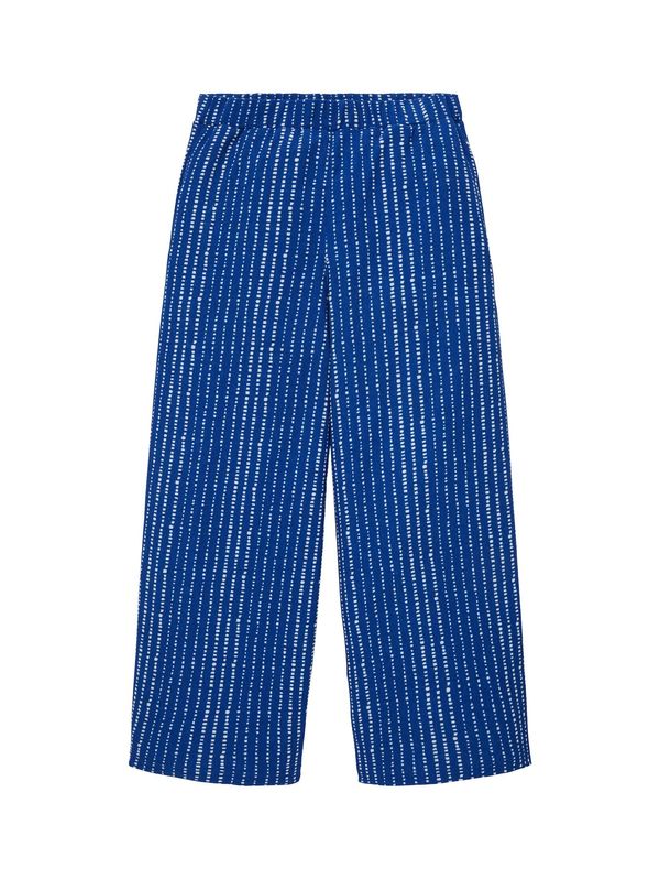 TOM TAILOR DENIM TOM TAILOR DENIM Панталон  кралско синьо / бяло