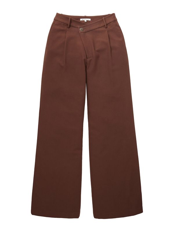 TOM TAILOR DENIM TOM TAILOR DENIM Панталон с набор  кафяво