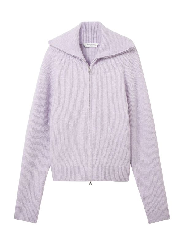 TOM TAILOR DENIM TOM TAILOR DENIM Плетена жилетка  пастелнолилаво